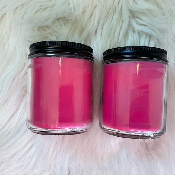Bath & Body Twisted Peppermint Single Wick Candles - New x2 - Picture 5 of 7